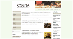 Desktop Screenshot of coena.cz