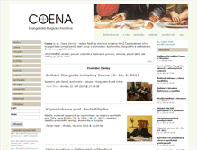 Tablet Screenshot of coena.cz